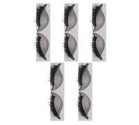 BAZEITFLOW 5 Paires Autocollants Cils Faux et Ombre à Paupières Stickers Précoupés Kit Maquillage Rapide Sans Brosse pour Femmes pour Halloween et Usage Quotidien