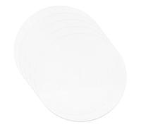 BAZEITFLOW 5 pièces Disques Acryliques Ronds Transparente pour Bricolage Dessin Peinture et Sous-verres DIY Cadeaux Anniversaire et Saint-valentin