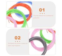 BAZEITFLOW 5 pièces Filament Imprimante Pla Couleurs Chacune Recharges Stylo Impression Résistant Usure Isolation Thermique Compatible Imprimante Basse Température
