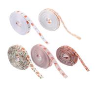 BAZEITFLOW 5 Rouleaux Rubans Gros-grain Automne pour Thanksgiving Citrouille et Érable Rubans Décoratifs Polyvalents pour Bricolage et Fêtes Saisonnières