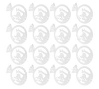 BAZEITFLOW 50 Pièces Étiquettes Papier pour Verres à Vin Identifiants Boissons Anti-déchirure pour Mariage Marqueurs Cocktail Élégants et Favoris de Fête