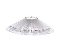 BAZEITFLOW 50pièces Support De Pratique Pour Ongles Couleur Avec Ventilateur Affichage Transparent Pour Art De Ongle Diy Et Formation Manucure