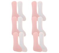 BAZEITFLOW 6 Paires Lot de 6 Paires de Semelles Auto-adhésives Antidérapantes pour Talons Hauts 3/4, Coussinets Amortisseurs Respirants pour Sandales et Chaussures Habillées Femmes, Rose,