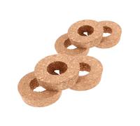 BAZEITFLOW 6 pièces Couvercles Liège pour Vase Verre avec Trou Central Bouchons pour Propagation Hydroponique Accessoires pour Jardinières Transparentes Décoration Moderne et Gain de Place