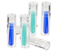 BAZEITFLOW 6 pièces Kit Dapplicateurs pour Lentilles de Contact Outil Compact Plastique Sûr pour Retirer Lentilles Souples Pratique pour Voyage et Usage Quotidien