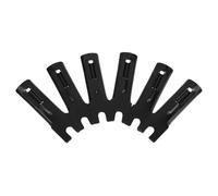 BAZEITFLOW 6 pièces Kit de Supports pour Drapeau de Vélo Fixation Robuste pour Drapeaux de Sécurité et Équipe Équipement de Cyclisme Facile à Installer Résistance Au Vent et Aux Impacts