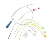 BAZEITFLOW 6 pièces Kit Déboucheur Canalisation avec Crochets Flexibles pour Évier Cuisine et Salle de Bain Outil pour Déboucher Drains Wc et Nettoyage des Tuyaux Bouchés