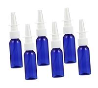 BAZEITFLOW 6 pièces Lot de Flacons Pulvérisateurs Nasaux Vides Plastique Pet Portable Spray Continu Compact et Étanche pour Voyage et Usage Quotidien