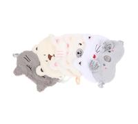 BAZEITFLOW 6 pièces Lot de Masques de Sommeil Cartoons Confortables Respirants et Occultants Cache Yeux Pratique pour Dormir et Voyager