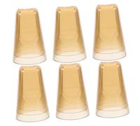 BAZEITFLOW 6 Pièces Lot de Verseurs à Vin Ergonomiques avec Bouchons Souples Poussière Adaptés à Diverses de Goulots Flux sans Déversement Gaspillage pour Bouteilles de Vin et Boissons