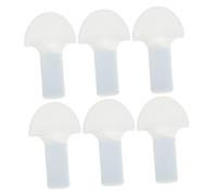 BAZEITFLOW 6 pièces Poignées de Rehausseur Wc Accessoires Salle de Bain Installation Facile Protection Hygiénique pour Famille et Personnes Âgées