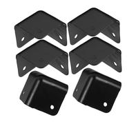 BAZEITFLOW 6 pièces Protections de Coins Métalliques pour Enceintes Haute Résistance et Collision Accessoires DIY pour Protection de Haut Parleur et Meubles Démontables et Réutilisables