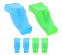 BAZEITFLOW 6 pièces Rallonges Robinet Évier Tpr Embouts Colorés Bleu et Vert pour Cuisine et Salle de Bain Prolongateurs Pratiques Anti-éclaboussures