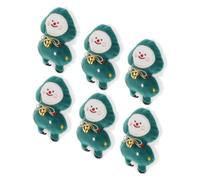 BAZEITFLOW 6pièces Jouet Chat Herbe à Chat Noël Jouet Interactif pour Chaton Mignon à Mordre pour