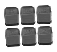 BAZEITFLOW 6pièces Tapis Antidérapant Plastique Pour Machines à Laver Lot De Réducteurs De Surélévateurs De Mobilier Amortisseurs Silencieux Pour Intérieur Plus Serein