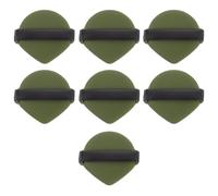 BAZEITFLOW 7 pièces Éponges Maquillage Vert Matcha Pour Fond de et Mousse Texture Souple et Application Sèche et Humide