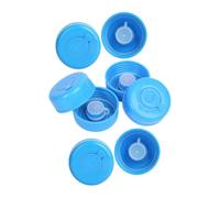 BAZEITFLOW 8 pièces Lot de Bouchons Réutilisables pour Bonbonne Eau Couvercles Anti-éclaboussures avec Joint Étanche pour Distributeurs Eau