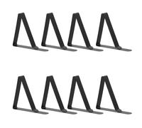 BAZEITFLOW 8 Pièces Lot de Pinces à Nappe Acier Inoxydable Clips Robustes Anti-Vent pour Fixation de Nappes Extérieur Camping Mariage Pique- et Fête