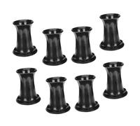 BAZEITFLOW 8 pièces Tube Air pour Caisson de Basses Tube de Sortie pour Enceinte Voiture Bass Reflex Noir Réduit et Améliore la Qualité Sonore