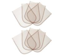 BAZEITFLOW 8 Pièces Wig Cap Mesh For DIY Lace Closure And Frontal Hairpiece Breathable Elastic Lace Net Base For Repair And Custom Wig Making