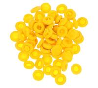 BAZEITFLOW 80 Bouchons de Protection en Latex pour Tubes de Mastic Embouts Étanches Anti-Fuites Lot de 80 Pièces Colorées Conservation et Scellage Mastic Accessoires pour Travaux de