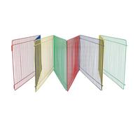 BAZEITFLOW 8pièces Enclos Modulable Sécurisé pour Petits Rongeurs pour Exercice du Hamster Hérisson Lapin Et Cobaye