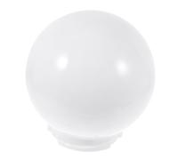 BAZEITFLOW Abat Jour Boule Acrylique Extérieur Protection Lumineuse Douce pour Lampadaire et Lustre Remplacement Globe Décoratif pour Salon et Terrasse