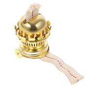BAZEITFLOW Accessoire Lampe à Pétrole Vintage avec Brûleur et Mèche de Rechange Support Mèche pour Lampe Kérosène Ancienne Détachée
