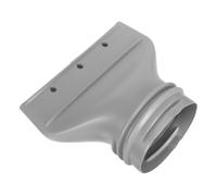BAZEITFLOW Adaptateur de Climatisation Mobile en Plastique, Adaptateur Plat pour Tuyau d'Évacuation, Compatible Buse Plate de Climatiseur Portable, pour Ventilation de Fenêtre et Été