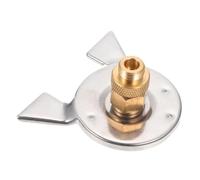 BAZEITFLOW Adaptateur Gaz pour Réchaud de Camping Convertisseur Fourneau Inoxydable Compact et Durable pour Usage Extérieur
