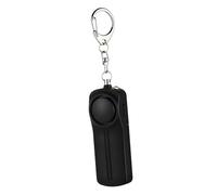 BAZEITFLOW Alarme Compacte avec Signal Sonore et Lumière LED Porte Clés de Sécurité Portable pour Femmes Personnes Âgées et Étudiants Alerte Durgence Facile à Utiliser