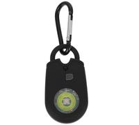 BAZEITFLOW Alarme Sonore de Sécurité Personnelle Compacte avec Lumière LED Alarme d'urgence Portable Noire pour Femmes et Étudiants Dispositif d'Alarme de Poche Facile à Utiliser en