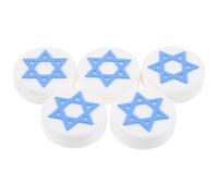 BAZEITFLOW Amortisseurs de Raquettes de Tennis en Forme de Fleur en Silicone 5pcs, Accessoire de Tennis créatif, Absorption des Vibrations et Confort du Bras, Design Drapeau National délicat