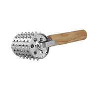 BAZEITFLOW Attendrisseur Viande Acier Inoxydable avec Manche à Aiguilles Métalliques pour Attendrir Porc Poulet Bœuf Outil Compact et pour Marinade et BBQ