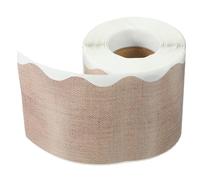 BAZEITFLOW Autocollant de Bordure Adhésif Jute pour Tableau Décoration de Salle de Classe et Bureau Bordure pour Projets Diy et Arts Forte Adhésion Sans Résidu