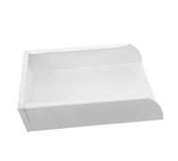 BAZEITFLOW Bac de Drainage Aluminium pour Gouttière Extension Solide Anti-érosion pour Descentes Eau Pluviale Capacité Importante Adapté Aux Villas et Bâtiments Extérieurs Durable