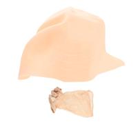 BAZEITFLOW Bald Cap Latex Réaliste pour Hommes et Femmes Bonnet Mesh Perruque Inclus Réutilisable et Compatible Effet Chauve Naturel pour Maquillage Halloween Cosplay et Théâtre