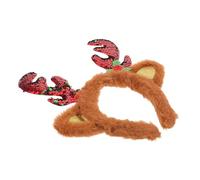 BAZEITFLOW Bandeau Oreilles Renne Doux et Accessoire de Fête Unisexe pour Noël Concerts et Célébrations Du Nouvel An
