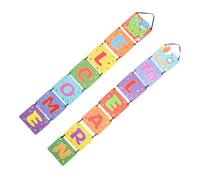 BAZEITFLOW Bannière Murale Bienvenue Papier pour École Maternelle Décoration Suspendue pour Rentrée Scolaire Drapeau Accueil Coloré pour Salle de Classe et Bureau