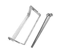 BAZEITFLOW Barbecue Acier Inoxydable Pliable avec Brochettes Plates Rack de Cuisson Stable pour Pique Plein Air Ensemble Pratique pour Grillades