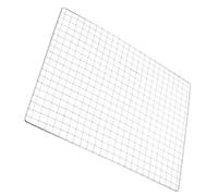 BAZEITFLOW Barbecue Rectangulaire Métal Résistante Anti-déformation de Cuisson Maille Fine pour Viande Légumes Poissons Accessoire Barbecue Pratique pour Usage Domestique et Camping