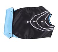 BAZEITFLOW Bavoir Imperméable pour Adultes 86 X 46 CM Lavable et Réutilisable Tissu Doux Triple Couche Perlé Protection Repas Anti-Éclaboussures pour Personnes Âgées et Handicapées Usage