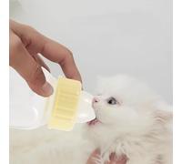 BAZEITFLOW Biberon pour Chiots et Kit Dallaitement Réutilisable Portable Bouteille Souple et Facile à Nettoyer pour Nourrisseur pour Animaux de Compagnie