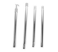 BAZEITFLOW Blinds Shades Adjustable Telescopic Rod in Stainless Steel Window Hook Wand for Hard to Reach Areas Suitable for Sunrooms Lofts Elderly and Children