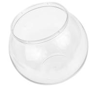 BAZEITFLOW Bocal à Poissons Transparent Aquarium Multifonctionnel pour Et Plantes Décoration Élégante pour Bureau Et Maison Petit Réservoir à Poissons avec Design Contemporain