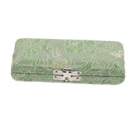 BAZEITFLOW Boîte à Anches Respirante pour Hautbois Étui en Soie et Bois Fermeture Hermétique Format Petit Transport Aisé Lot de 3 pour Accessoires D’Instruments