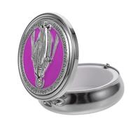 BAZEITFLOW Boîte à Bijoux Catholique Métal Élégante pour Chapelet Coffret Souvenir Spirituel pour Cérémonies Religieuses Rangement pour Perles de Prière et Collier de Communion