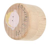 BAZEITFLOW Boîte à Souvenirs Coffret pour Conserver en Bois de Première Mèche de Cheveux et Finition Exquise Design Adorable pour Bébés Garçons et Filles