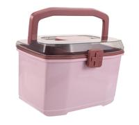 BAZEITFLOW Boîte de Rangement Pharmacie Portable avec Compartiments Ajustables Mallette Médicale Familiale Légère avec Poignée pour Urgences et Voyage Organisateur Polyvalent Anti-déversement