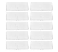 BAZEITFLOW Boîte de Rangement Portable pour 12 Brossettes Interdentaires Étui Rectangulaire en Plastique Transparent Couvercle Rabattable Anti-Poussière 2 Emplacements Pratique pour